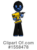 Blue Design Mascot Clipart #1558478 by Leo Blanchette