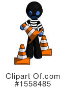 Blue Design Mascot Clipart #1558485 by Leo Blanchette