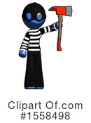 Blue Design Mascot Clipart #1558498 by Leo Blanchette
