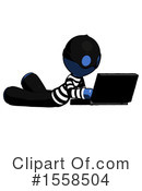 Blue Design Mascot Clipart #1558504 by Leo Blanchette