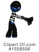 Blue Design Mascot Clipart #1558506 by Leo Blanchette