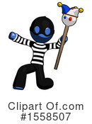 Blue Design Mascot Clipart #1558507 by Leo Blanchette