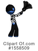 Blue Design Mascot Clipart #1558509 by Leo Blanchette