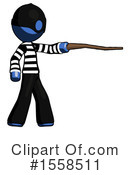Blue Design Mascot Clipart #1558511 by Leo Blanchette