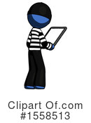 Blue Design Mascot Clipart #1558513 by Leo Blanchette