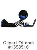 Blue Design Mascot Clipart #1558516 by Leo Blanchette