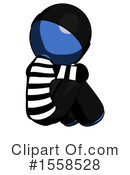 Blue Design Mascot Clipart #1558528 by Leo Blanchette