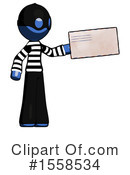 Blue Design Mascot Clipart #1558534 by Leo Blanchette