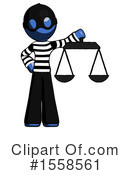 Blue Design Mascot Clipart #1558561 by Leo Blanchette