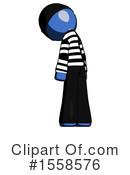 Blue Design Mascot Clipart #1558576 by Leo Blanchette