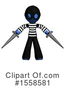 Blue Design Mascot Clipart #1558581 by Leo Blanchette