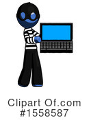 Blue Design Mascot Clipart #1558587 by Leo Blanchette