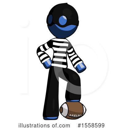 Royalty-Free (RF) Blue Design Mascot Clipart Illustration by Leo Blanchette - Stock Sample #1558599