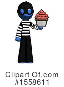 Blue Design Mascot Clipart #1558611 by Leo Blanchette