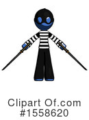 Blue Design Mascot Clipart #1558620 by Leo Blanchette