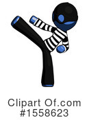 Blue Design Mascot Clipart #1558623 by Leo Blanchette