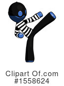 Blue Design Mascot Clipart #1558624 by Leo Blanchette