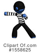 Blue Design Mascot Clipart #1558625 by Leo Blanchette