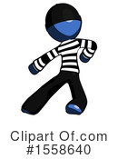Blue Design Mascot Clipart #1558640 by Leo Blanchette