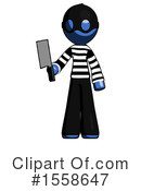 Blue Design Mascot Clipart #1558647 by Leo Blanchette