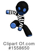 Blue Design Mascot Clipart #1558650 by Leo Blanchette