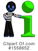 Blue Design Mascot Clipart #1558652 by Leo Blanchette