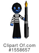 Blue Design Mascot Clipart #1558657 by Leo Blanchette