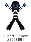 Blue Design Mascot Clipart #1558661 by Leo Blanchette