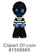 Blue Design Mascot Clipart #1558665 by Leo Blanchette