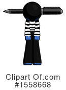 Blue Design Mascot Clipart #1558668 by Leo Blanchette