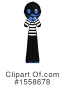 Blue Design Mascot Clipart #1558678 by Leo Blanchette