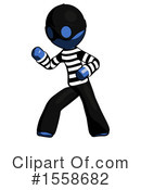 Blue Design Mascot Clipart #1558682 by Leo Blanchette