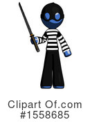 Blue Design Mascot Clipart #1558685 by Leo Blanchette