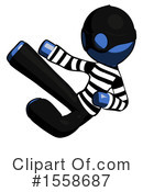 Blue Design Mascot Clipart #1558687 by Leo Blanchette