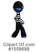 Blue Design Mascot Clipart #1558688 by Leo Blanchette