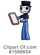 Blue Design Mascot Clipart #1566654 by Leo Blanchette