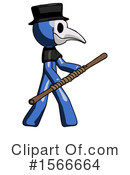 Blue Design Mascot Clipart #1566664 by Leo Blanchette