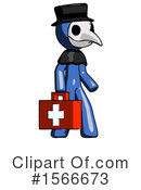 Blue Design Mascot Clipart #1566673 by Leo Blanchette