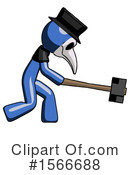 Blue Design Mascot Clipart #1566688 by Leo Blanchette
