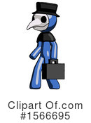 Blue Design Mascot Clipart #1566695 by Leo Blanchette