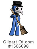 Blue Design Mascot Clipart #1566698 by Leo Blanchette