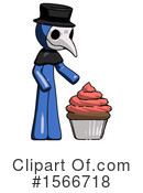 Blue Design Mascot Clipart #1566718 by Leo Blanchette