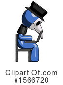 Blue Design Mascot Clipart #1566720 by Leo Blanchette