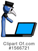 Blue Design Mascot Clipart #1566721 by Leo Blanchette