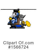Blue Design Mascot Clipart #1566724 by Leo Blanchette