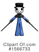 Blue Design Mascot Clipart #1566733 by Leo Blanchette
