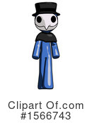 Blue Design Mascot Clipart #1566743 by Leo Blanchette