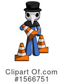 Blue Design Mascot Clipart #1566751 by Leo Blanchette