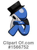 Blue Design Mascot Clipart #1566752 by Leo Blanchette