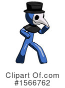 Blue Design Mascot Clipart #1566762 by Leo Blanchette